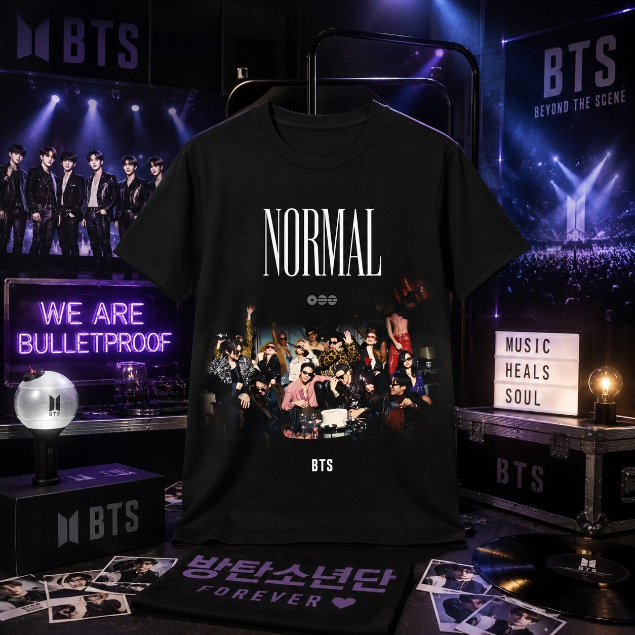 "Shop Trendy BTS, Haaland, and Yankees Gear: T-Shirts and Hats" 2 BTS Normal Arirang Album Comeback T-Shirt