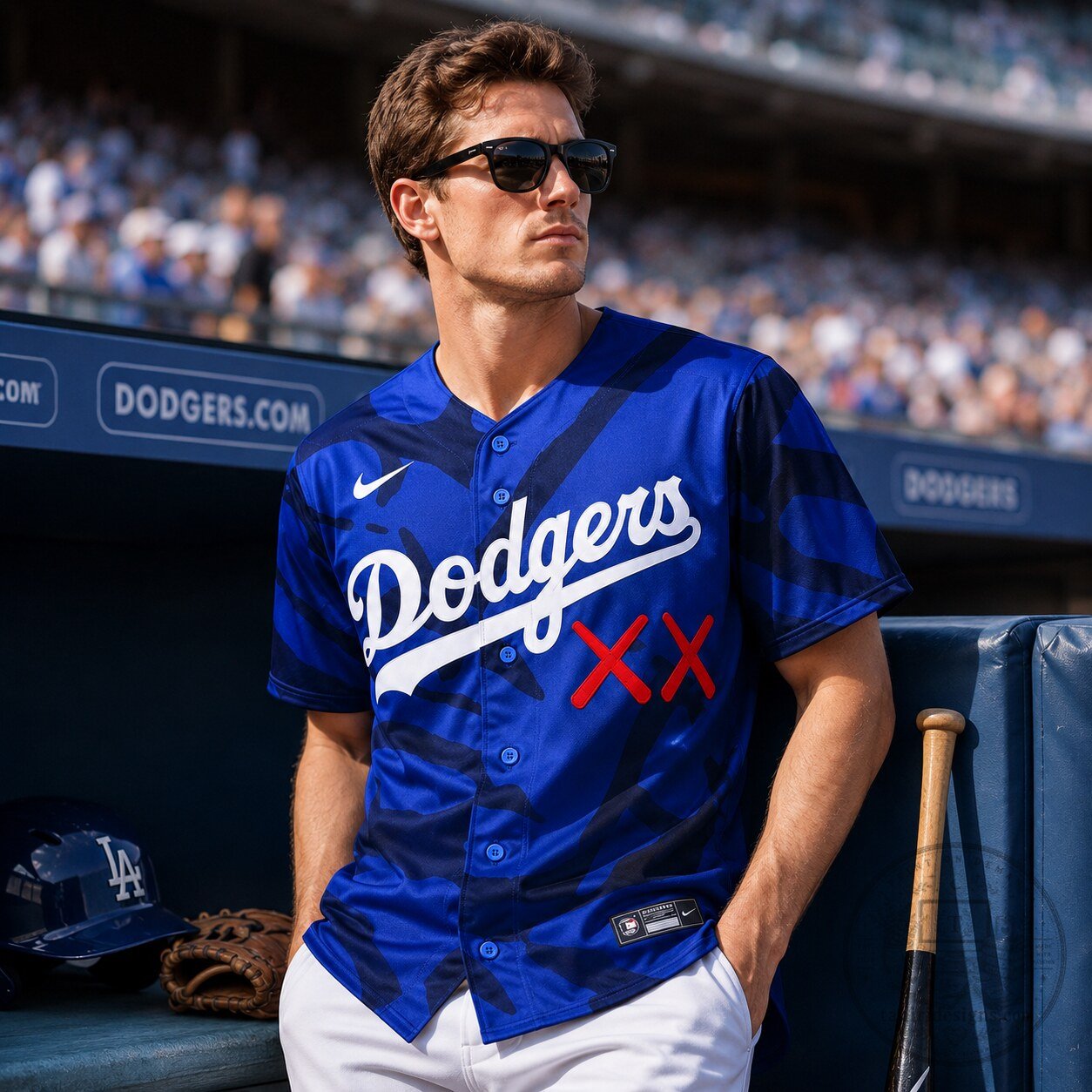 "Top Nike KAWS Jerseys and Hats for MLB Fans in 2023" 2 Nike KAWS Los Angeles Dodgers Baseball Jersey