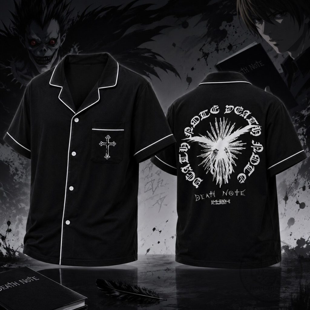 Death Note Short Sleeve Pajamas Set Death Note Short Sleeve Pajamas Set