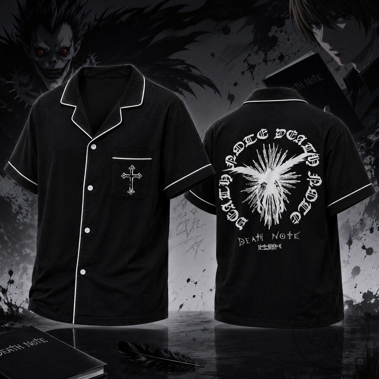 Death Note Short Sleeve Pajamas Set