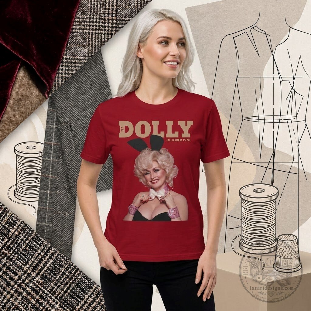 Dolly Parton Playboy Bunny Red Shirt