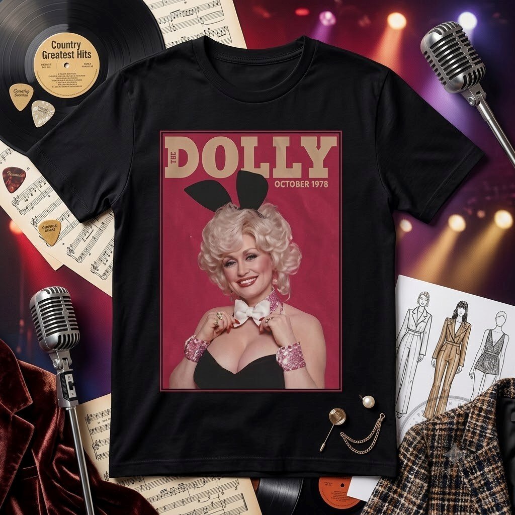 Vintage 1978 Dolly Parton Playboy Shirt 4 Vintage 1978 Dolly Parton Playboy Shirt
