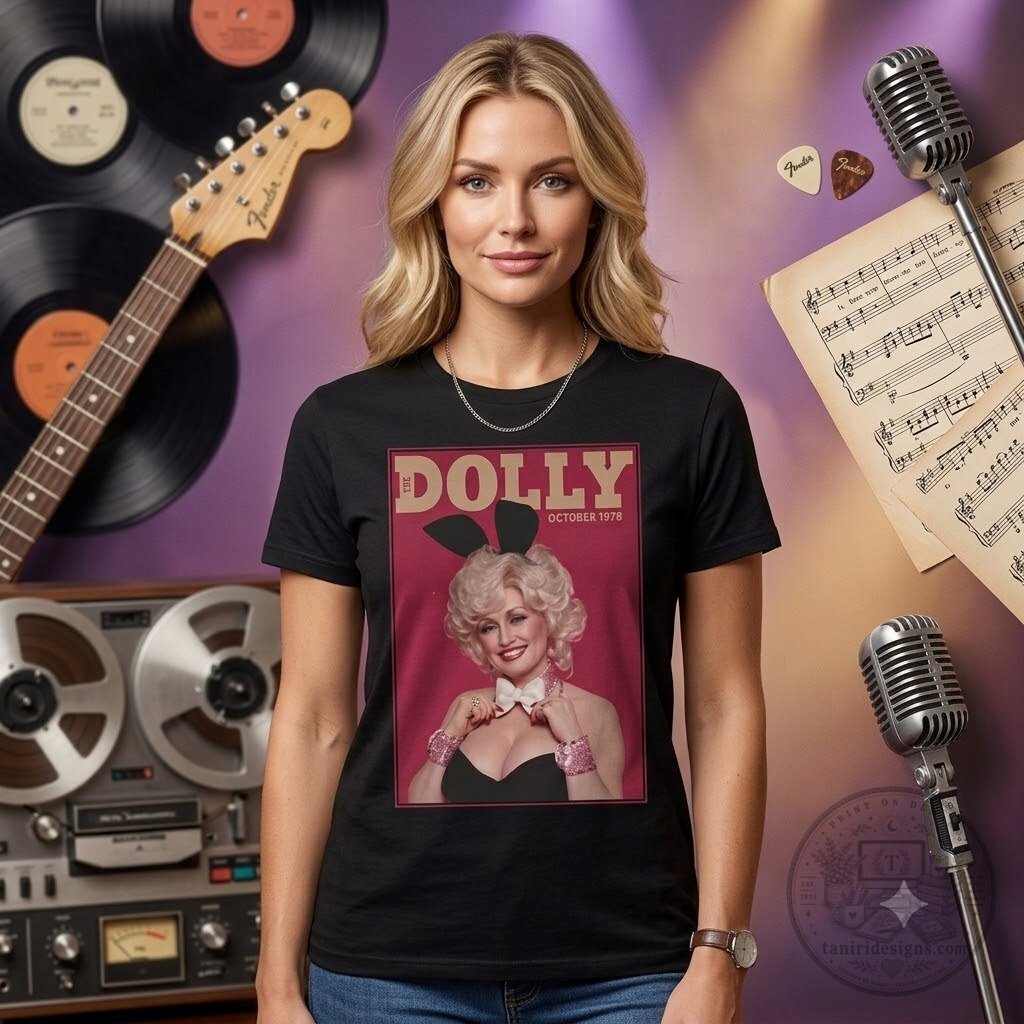 Vintage 1978 Dolly Parton Playboy Shirt 5 Vintage 1978 Dolly Parton Playboy Shirt