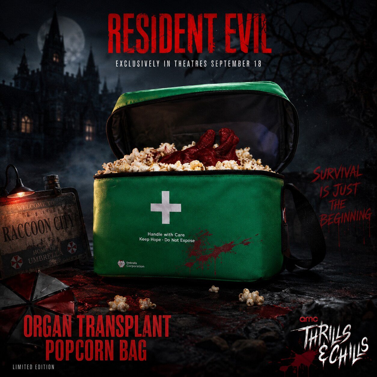 Resident Evil The Biohazard Popcorn Bag 2026