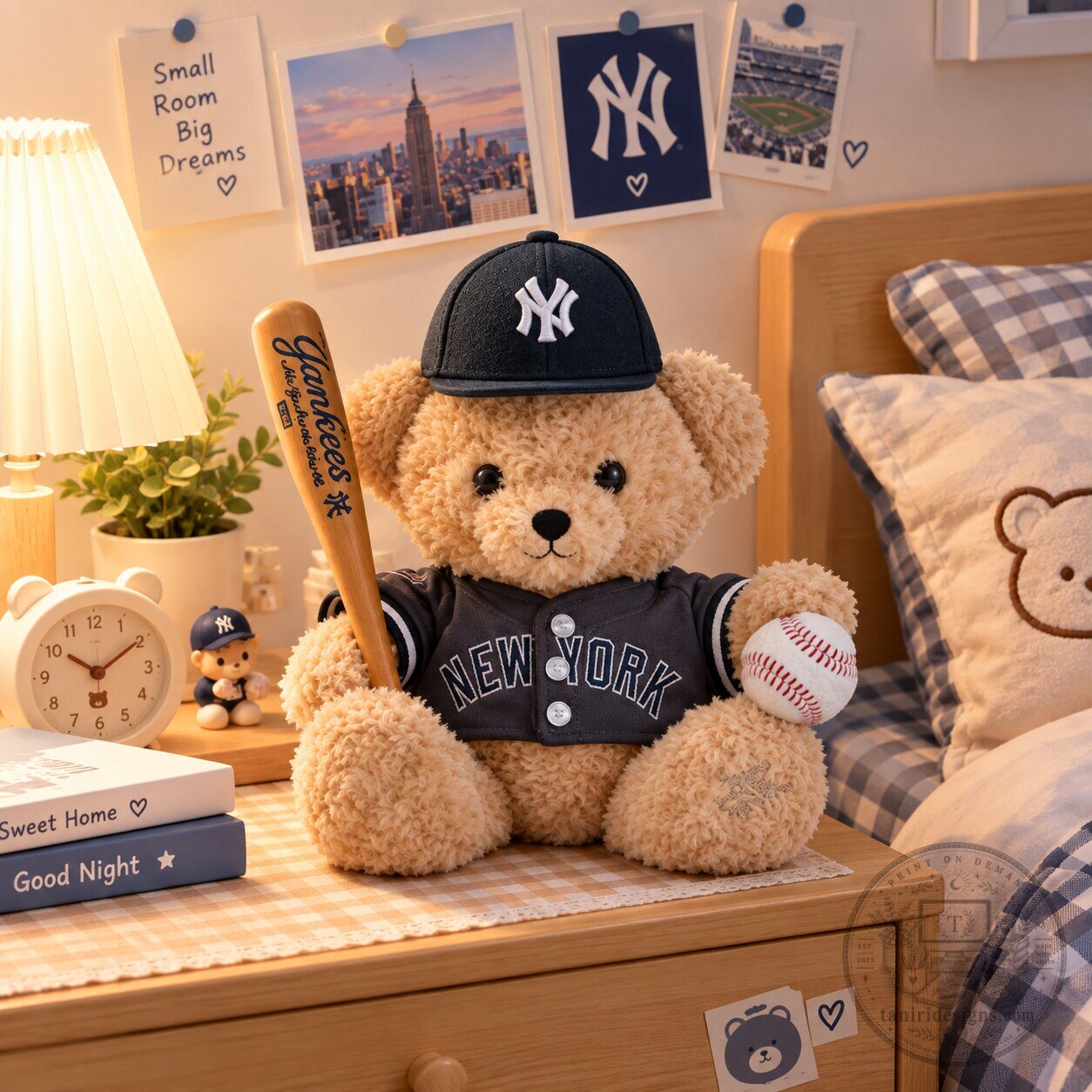 New York Yankees 2026 Plush Bear Celebrating The 96 Yankees 30th