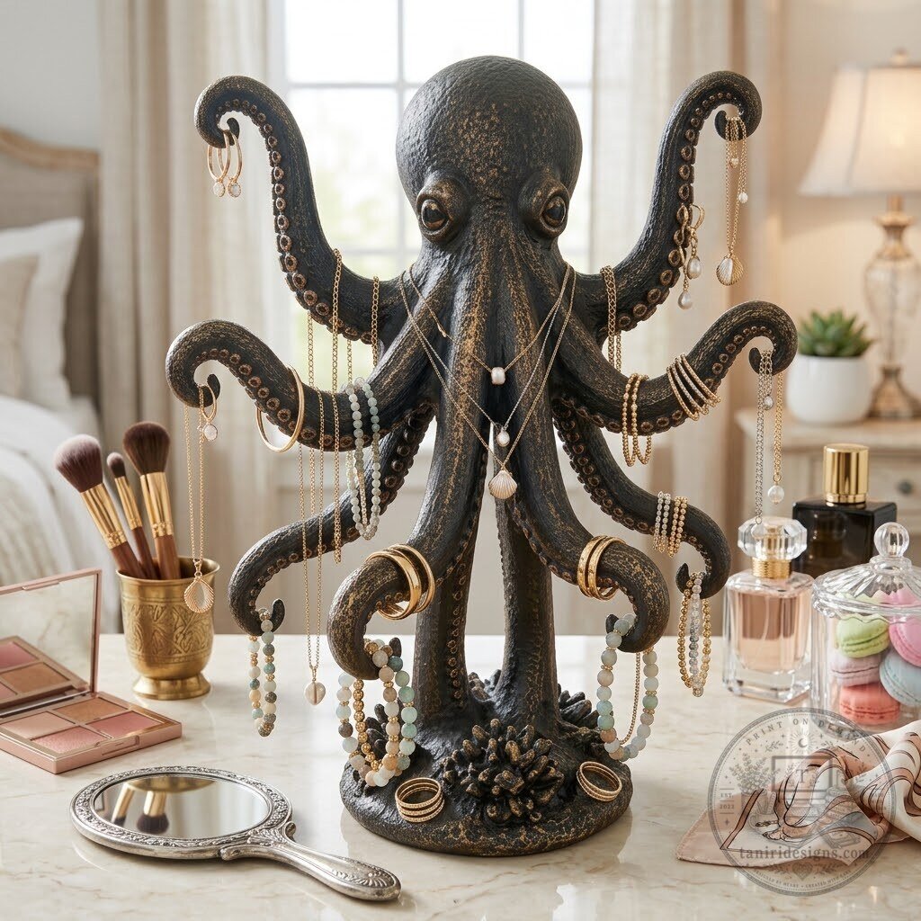 Octopus Jewelry Nautical Tentacle Holder
